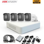 4 FHD CCTV Camera Package HIKVISION