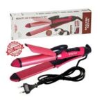 Imported Hair straightener 2 in 1 Curler with digital display
