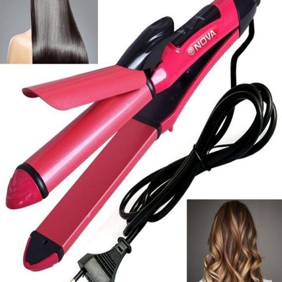 Imported Hair straightener 2 in 1 Curler with digital display